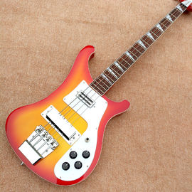 中国 最高品質のリック4003モデル リッケン 4弦の電気ベースギター チェリーバースト色 クロムハードウェア 送料無料 サプライヤー