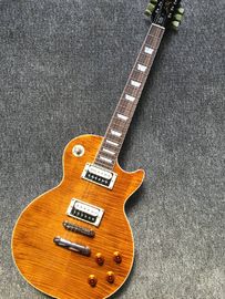 中国 LP 1959 R9 電動ギター タイガー・フラーム クロムハードウェア 豪華 完成品 クロムハードウェア LP 標準 エレクトリ サプライヤー