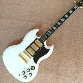 中国 高品質のSG電気ギタースタイル,エボニーフィンガーボード,金製ハードウェア,3枚セットのピックアップ電気ギター サプライヤー