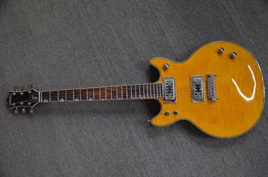 中国 グレットギター タイガー メイプルボディ トップ グレット シグネチャー LP カスタムスタイル 電気ギター グローバーチューナー 品質のピク サプライヤー