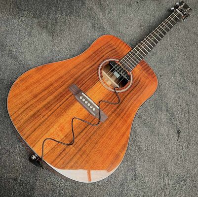 中国 Custom Martin Style Dreadnought D-18AA All Solid KOA Wood Acoustic Guitar, Accept Guitar OEM サプライヤー