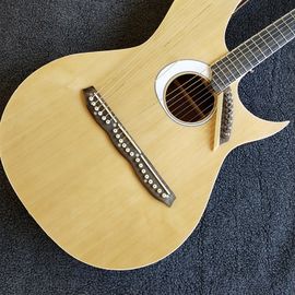 中国 高品質のドールベ ネック ハープギター 固いスプース トップ ウィルキンソンチューナー ダブルヘッド サプライヤー