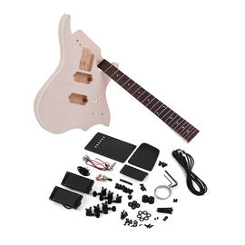 中国 未完成 DIY 電動ギター キット バスウッド ボディ メイプル ギター ネック ローズウッド フィンガーボード サプライヤー