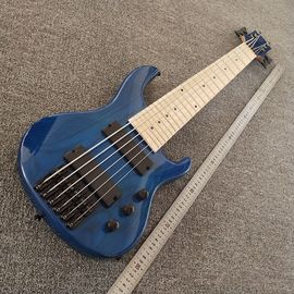 中国 2019年新型ミニ 6弦のウクレレベースギター,淡い青 トップ&amp;バック,メープルフィンガーボード サプライヤー