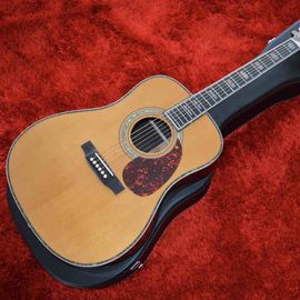 中国 最高品質 41インチ アコースティックギター カスタムDモデル 固木セドールトップ ローズ木 裏側 ギター 送料無料 サプライヤー