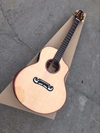 中国 手作り 固木ギター 独特のカスタムギター 赤木アームレスト シングルカット 音響式電気ギター サプライヤー