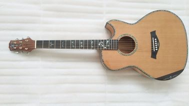 中国 AAAA 全 固体切断型ボディスタイル ギター 14フレット 輸入木製アームレスト 音響式電動ギター サプライヤー
