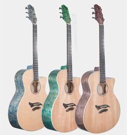 中国 41インチ マシッドスプルース木 アコースティックギター 2019 Drottingholm 3色 爆発 メイプルギター 送料無料 サプライヤー
