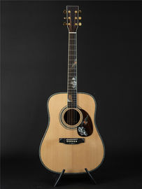 中国 OEMカスタムギター 41インチ 固い松の木トップ D45fスタイル 手作り ピックアップ付きのAcousticギター 301フィッシュマン サプライヤー