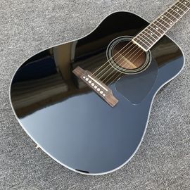 中国 2019年 工場 オーダーメイド 6 アコースティック ギター 黒 ビリー・ジョー 電動 アコースティック 電気 ギター 送料無料 サプライヤー