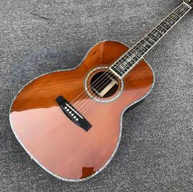 中国 Cedar Top 00045モデル 音響ギター レッドパイン 100% オール リアル アボロン 音響ギター 電気ギター サプライヤー