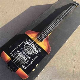 中国 4弦のジャック・ダニエルズ 電動ベースギターセット ネックボディ マホーニーボディ ローズウッド 指板 送料無料 サプライヤー