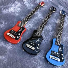 中国 3色 ホフナー ショート ミニ トラベル ギター プロタブル 初心者 ギター キッズ 電気 ギター サプライヤー