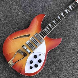 中国 オレンジバースト 12弦 リッケン 360モデル エレクトリックギター 工場のカスタム空洞体 リックジャズギター サプライヤー