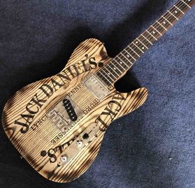 中国 天然木色 焼いたコカイン 電気ギター サプライヤー