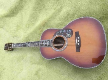 中国 工場のカスタム 39インチ ooo45c スタイル アコースティックギター エボニー指盤 本物のアボロン固体ギター サプライヤー