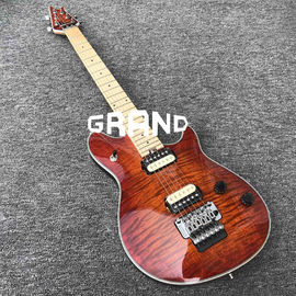 中国 工場 オーダーメイド マホーニーのボディ クイルトメープルトップ レッドペイント フロイド 電気ギター 送料無料 サプライヤー