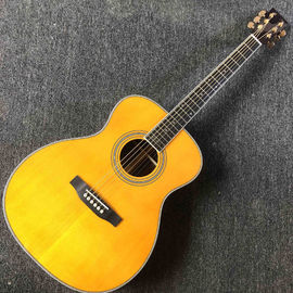 中国 オーダーメイドのアクスティック・エレクトリック・ギター OM ボディ 丸体 固体 トップギター ローズウッド 指板 メガノン 裏側 EQ サプライヤー