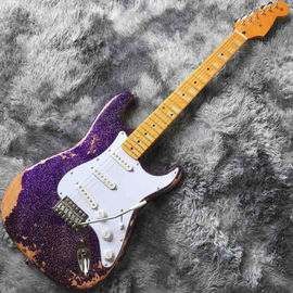 中国 オーダーメイド 紫の古いストラット・エレクトリック・ギター サプライヤー