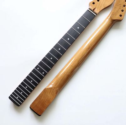 中国 オーダーメイド グランド22 フレット 焼いた メイプル エレクトリック ギター ネック 手作り テレギター キット グラス 骨ナッツで仕上げ サプライヤー