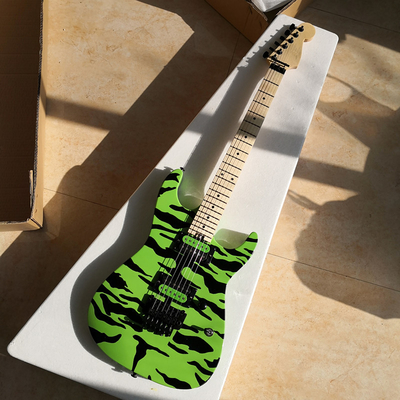 中国 カスタム ハンドペイント 電子ギター 種類 パターンと色 オプション サプライヤー
