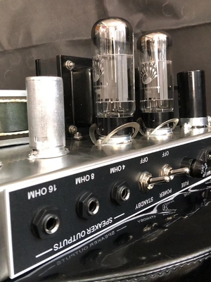 カスタム1964年 グランド・ベースマン ブラック・パネル 前CBS ギターチューブアンプヘッド 50W,AA864回路,希少品 サプライヤー