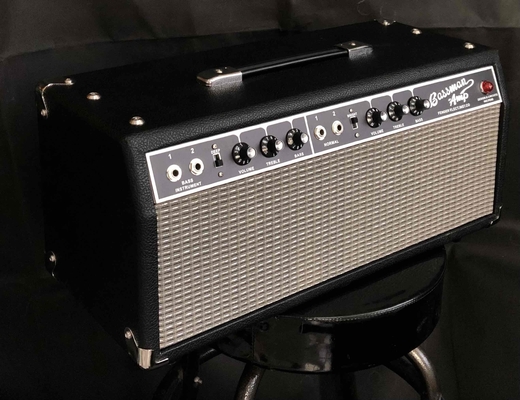 カスタム1964年 グランド・ベースマン ブラック・パネル 前CBS ギターチューブアンプヘッド 50W,AA864回路,希少品 サプライヤー