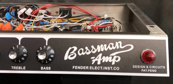 カスタム1964年 グランド・ベースマン ブラック・パネル 前CBS ギターチューブアンプヘッド 50W,AA864回路,希少品 サプライヤー