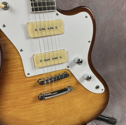 パーソナル フラームド・トップ・エレクトリック・ギター P90 ピックアップ 固体体 ローズウッド指盤 サプライヤー