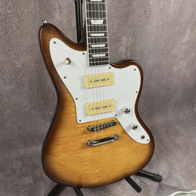 パーソナル フラームド・トップ・エレクトリック・ギター P90 ピックアップ 固体体 ローズウッド指盤 サプライヤー