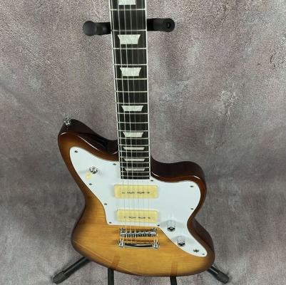 パーソナル フラームド・トップ・エレクトリック・ギター P90 ピックアップ 固体体 ローズウッド指盤 サプライヤー