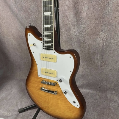パーソナル フラームド・トップ・エレクトリック・ギター P90 ピックアップ 固体体 ローズウッド指盤 サプライヤー