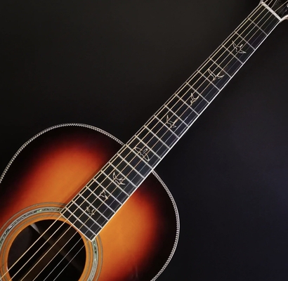 12-Fret シングル 0 形 ハンドメイド ギター ドーブテイル 共同 アコースティック ギター ソリッド KOA バックサイド サプライヤー