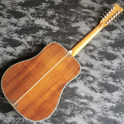 41インチ 12弦のフルKOA 木製D45シリーズ 輝くラック 音響木製ギター サプライヤー