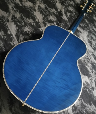 43インチ J200シリーズ 青い水鬼 輝く絵 オーバルン 嵌入形 アコースティックギター サプライヤー
