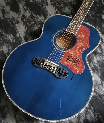 43インチ J200シリーズ 青い水鬼 輝く絵 オーバルン 嵌入形 アコースティックギター サプライヤー