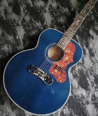 43インチ J200シリーズ 青い水鬼 輝く絵 オーバルン 嵌入形 アコースティックギター サプライヤー
