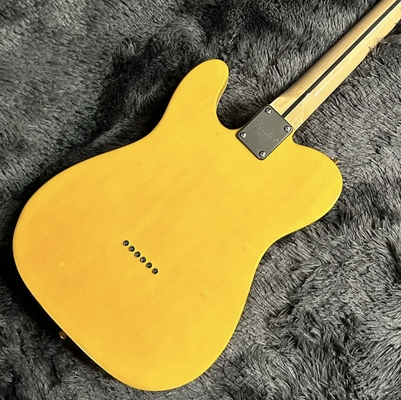 テレエレクトリックギター,バールメープルトップ,イエローカラー,マホガニーボディ,メープルフィンガーボード,シングルバインド サプライヤー