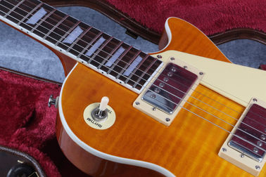 レスは1959年 R9 ハニーバースト ポール・LP スタイル スタンダード ベスト・タイガー・ファイア 電気ギター 音楽楽器 送料無料 サプライヤー