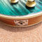 新品 高品質のカスタム・LP電ギター グリーン&amp;ブルー・フラーム メイプル・トップ ローズウッド・フィンガーボード電ギター 無料 サプライヤー