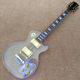 高品質の標準LPアクリルギター,ローズウッド 指板LEDライトLP 1959 R9電球ギター,送料無料 サプライヤー