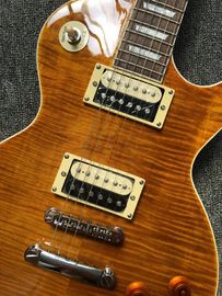 LP 1959 R9 電動ギター タイガー・フラーム クロムハードウェア 豪華 完成品 クロムハードウェア LP 標準 エレクトリ サプライヤー