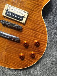LP 1959 R9 電動ギター タイガー・フラーム クロムハードウェア 豪華 完成品 クロムハードウェア LP 標準 エレクトリ サプライヤー