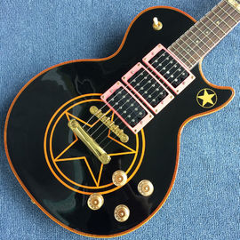 新品 高品質のカスタム・LP・エレクトリック・ギター 黒のボディ,5つ星で送料無料 サプライヤー