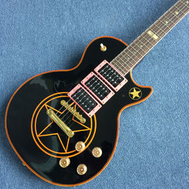 新品 高品質のカスタム・LP・エレクトリック・ギター 黒のボディ,5つ星で送料無料 サプライヤー
