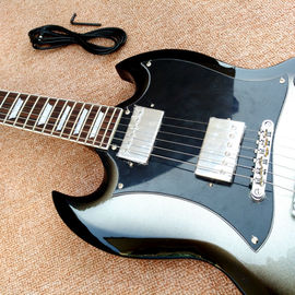 オーダーメイドショップ 金属色 SG トニック 電気ギター ギター 音楽楽器 マホーニーの体首 サプライヤー