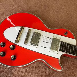 オーダーメイド 熱売り オレンジ LP 電気ギター ギター ミュージカル・インスツルメント マホーニーボディ ネック サプライヤー