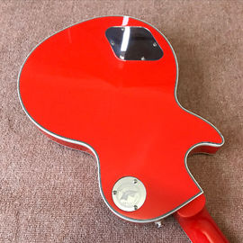 オーダーメイド 熱売り オレンジ LP 電気ギター ギター ミュージカル・インスツルメント マホーニーボディ ネック サプライヤー