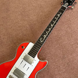 オーダーメイド 熱売り オレンジ LP 電気ギター ギター ミュージカル・インスツルメント マホーニーボディ ネック サプライヤー