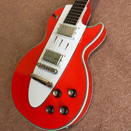 オーダーメイド 熱売り オレンジ LP 電気ギター ギター ミュージカル・インスツルメント マホーニーボディ ネック サプライヤー